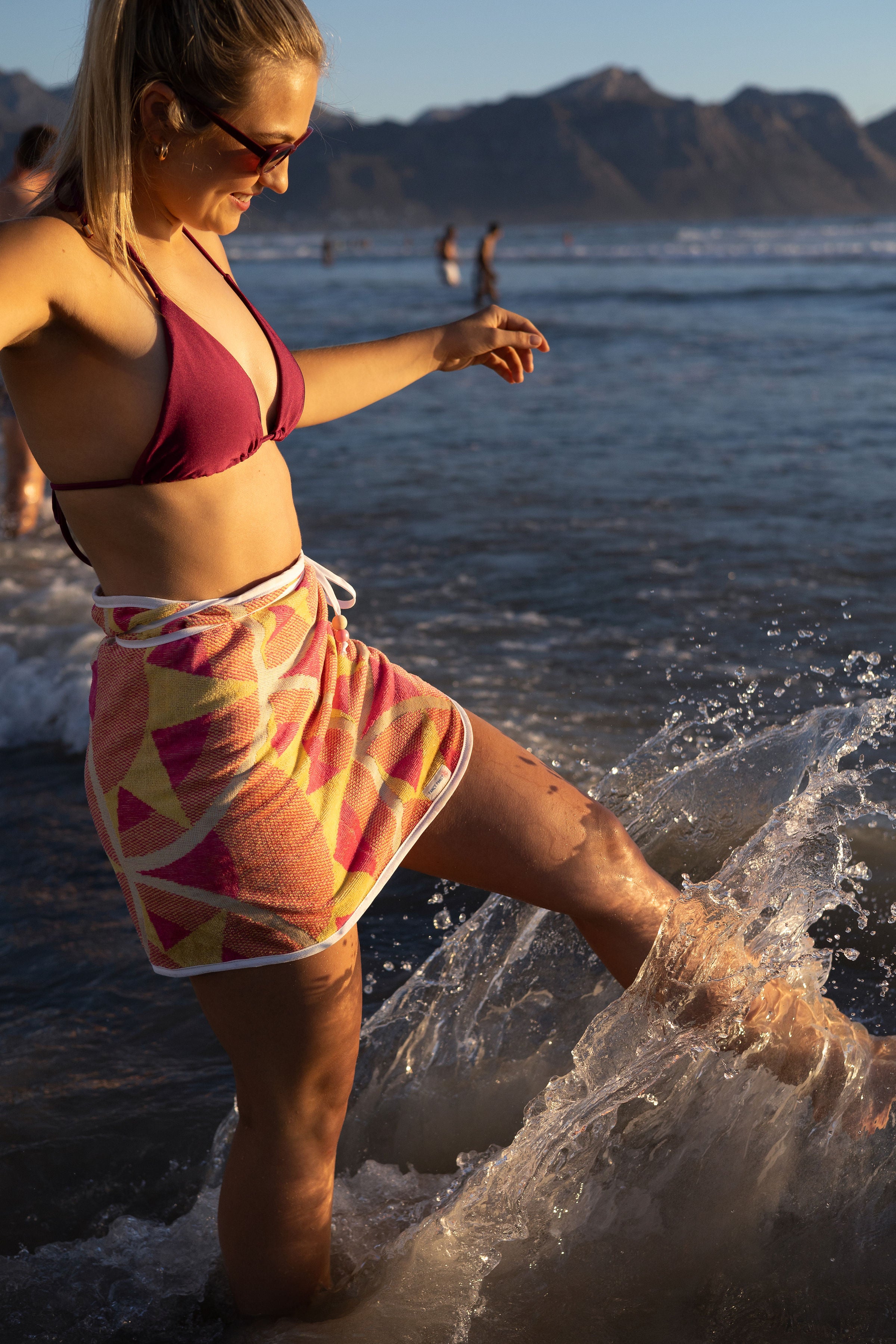 Sunburst Towel Wrap