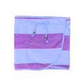Lavender Striped Towel Beach Wrap Skirt
