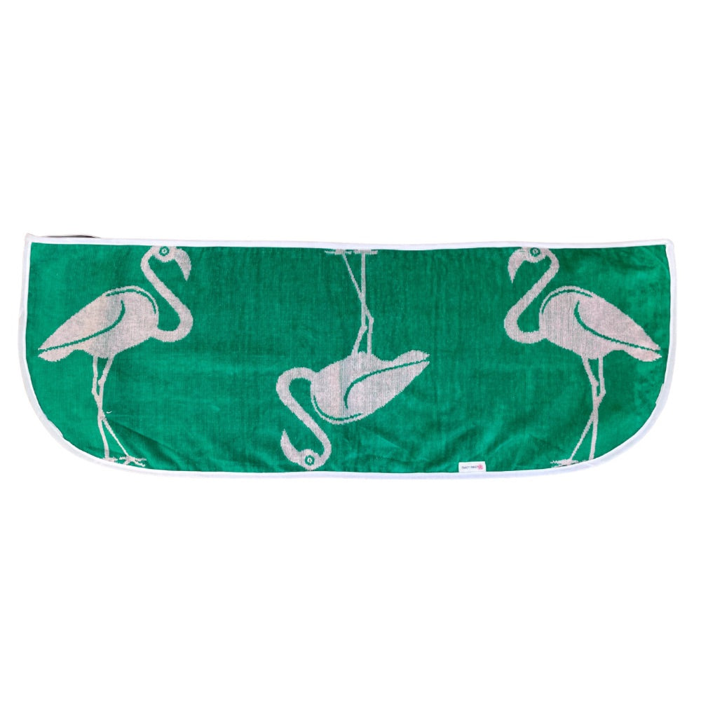 Emerald Flamingo Towel Wrap Skirt