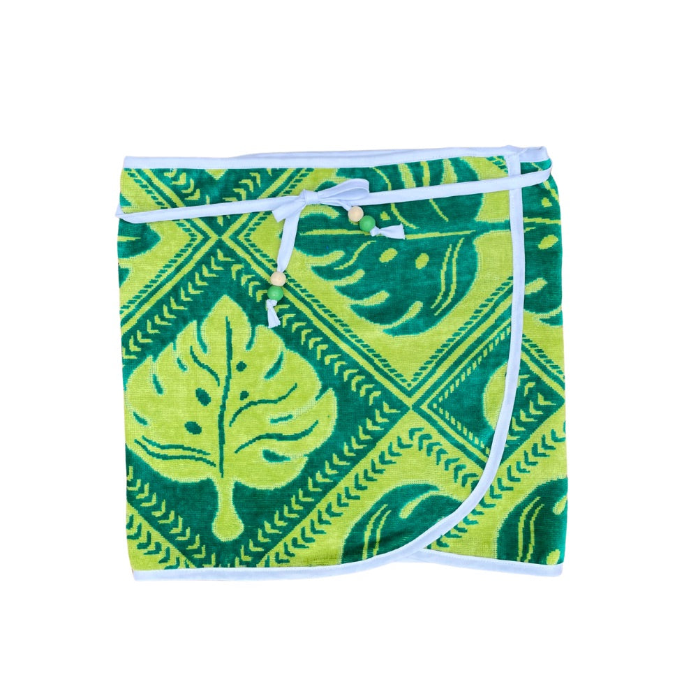 Monstera Leaf Towel Wrap Skirt