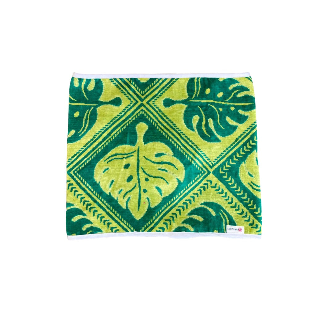 Monstera Leaf Towel Wrap Skirt