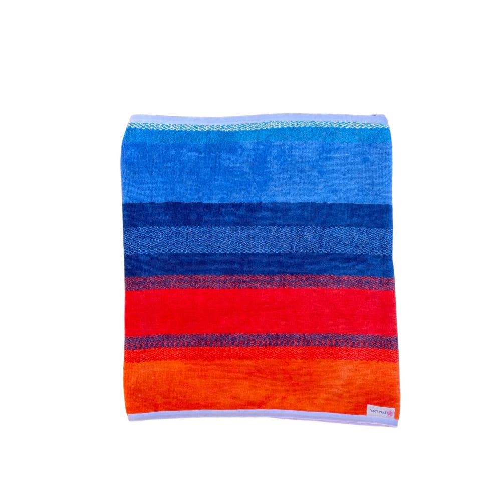 Vibrant Horizon Towel Wrap Skirt