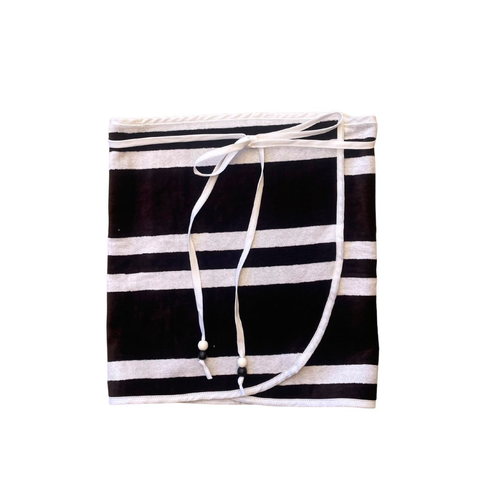 B&W Wrap Skirt