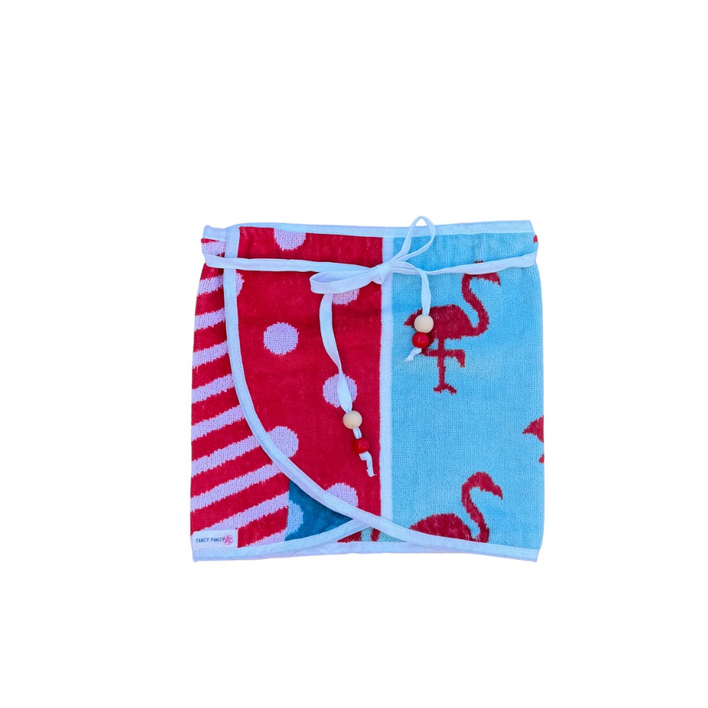 Fancy Pansy Towel Wrap