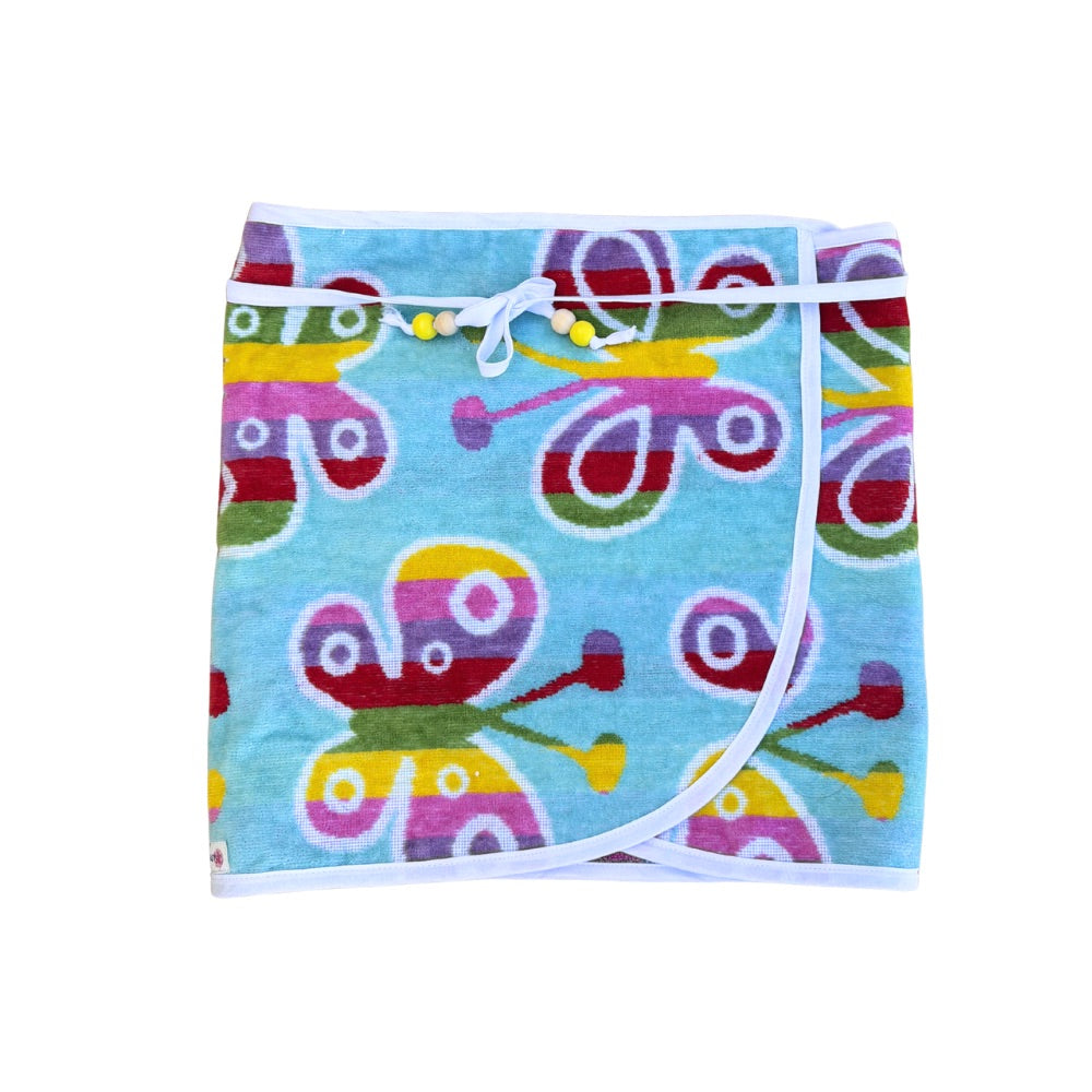 Butterly Print Beach Towel Wrap