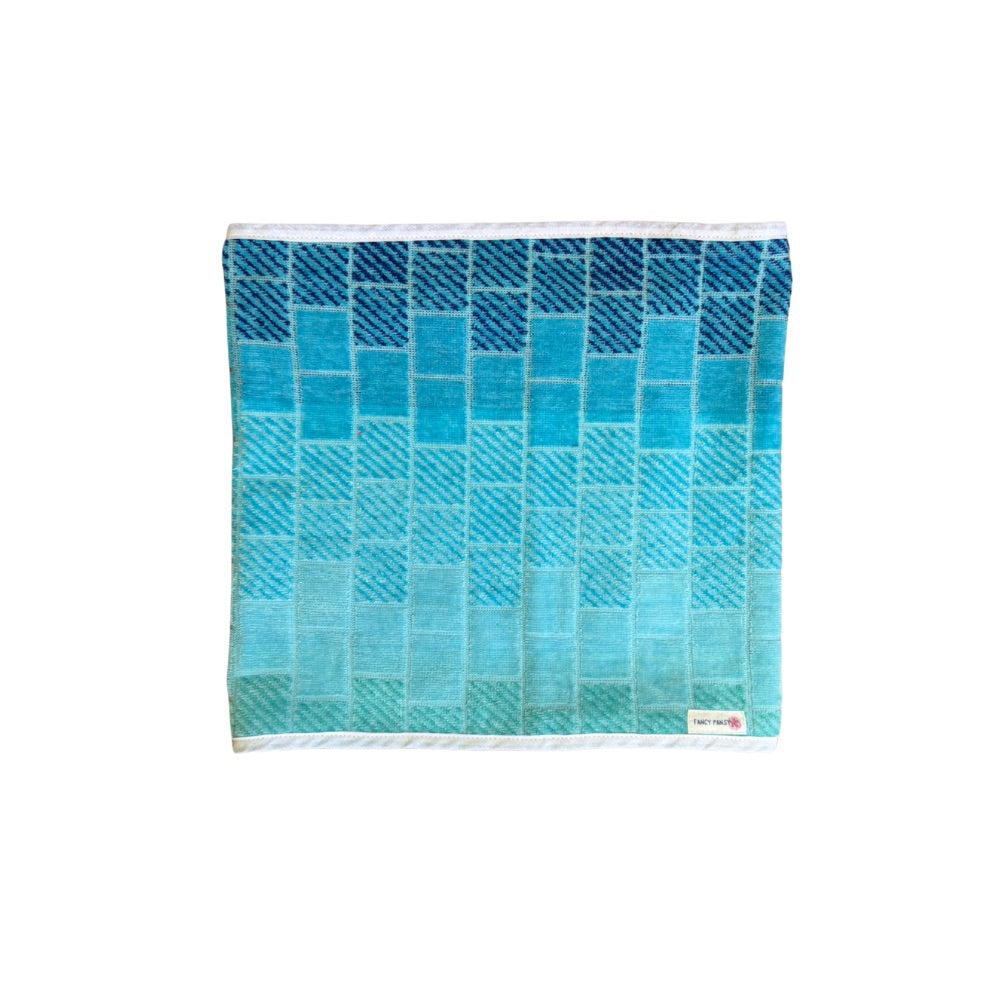 Blue Mosaic Towel Wrap Skirt