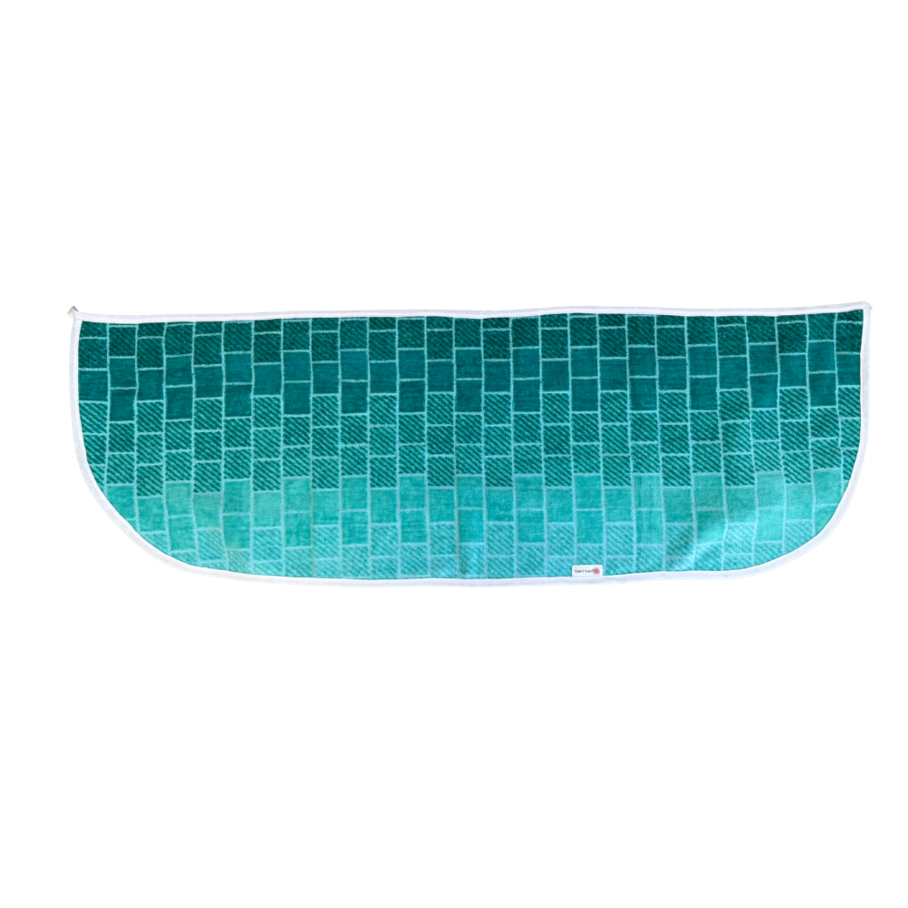 Teal Mosaic Beach Towel Wrap