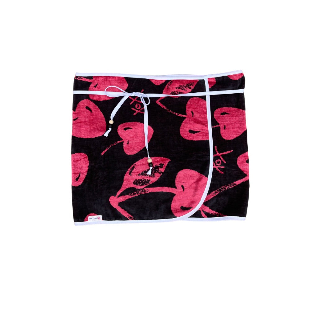 Cherry Kiss Towel Wrap