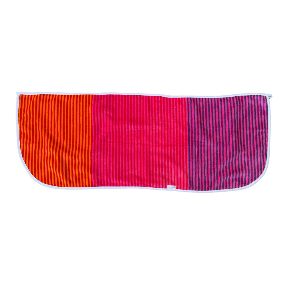 Sunset Striped Trio Towel Wrap