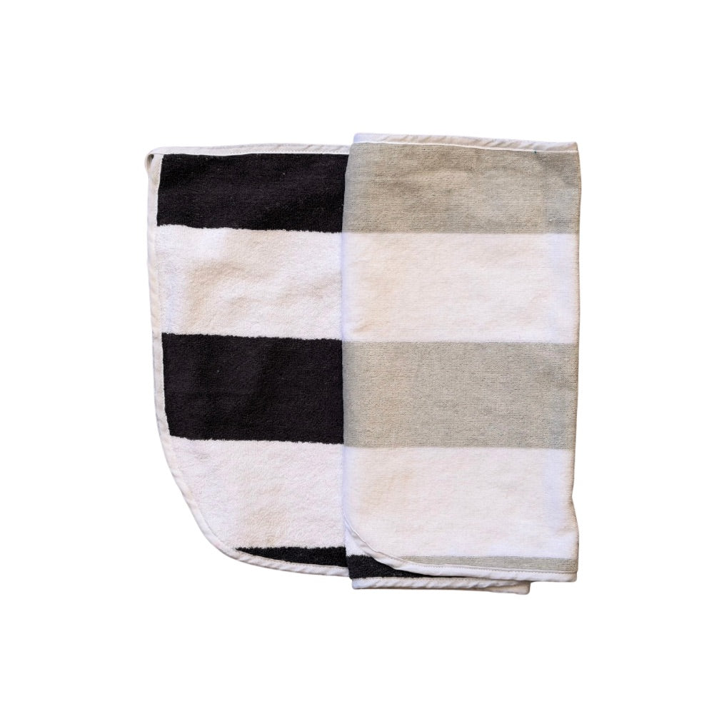 Silver-Grey Dual Towel Wrap