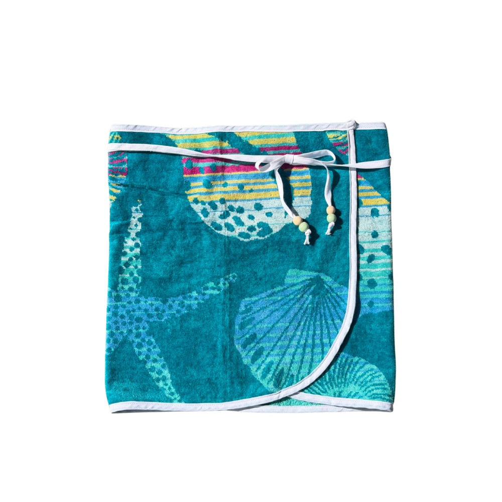 Under the Sea Towel Wrap🪼🐠🐚
