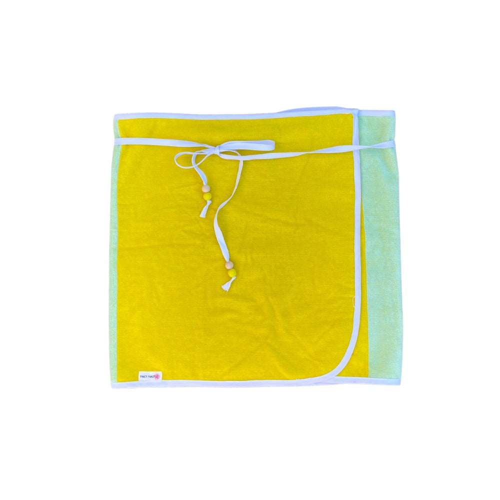 Minty Yellow Beach Wrap