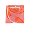 Citrus Orange Pink Towel Wrap