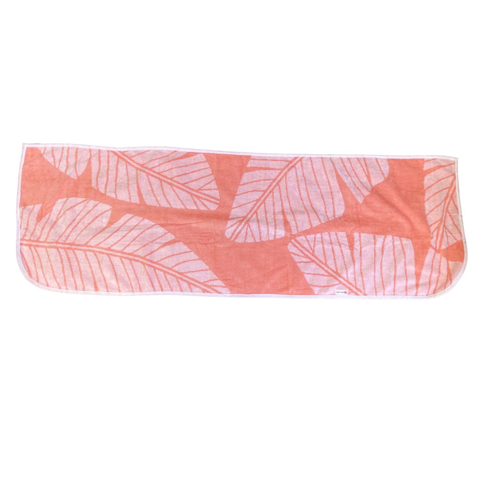 Coral Leaf Towel Wrap