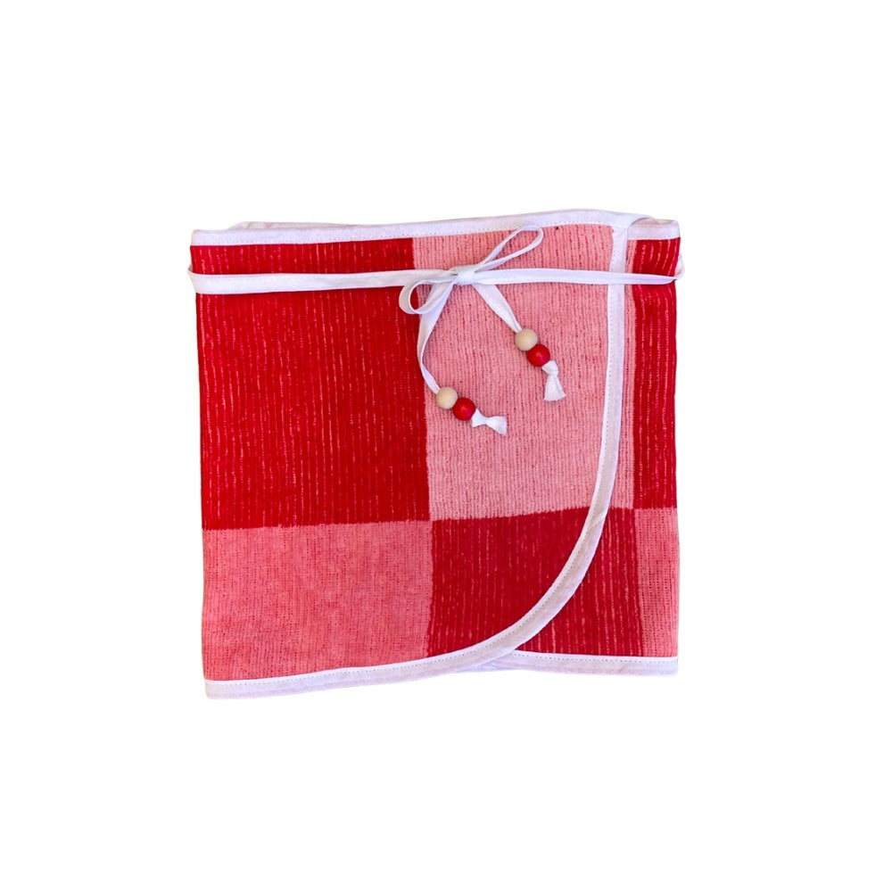 Crimpson Pink Beach Towel Wrap